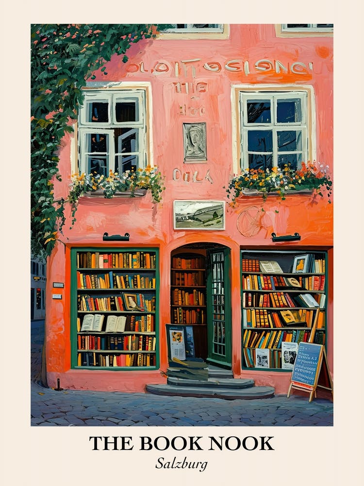 Salzburg Book Nook Bookshop 2 Poster