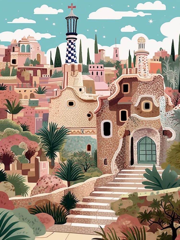 Park Güell, Barcelona, Spain