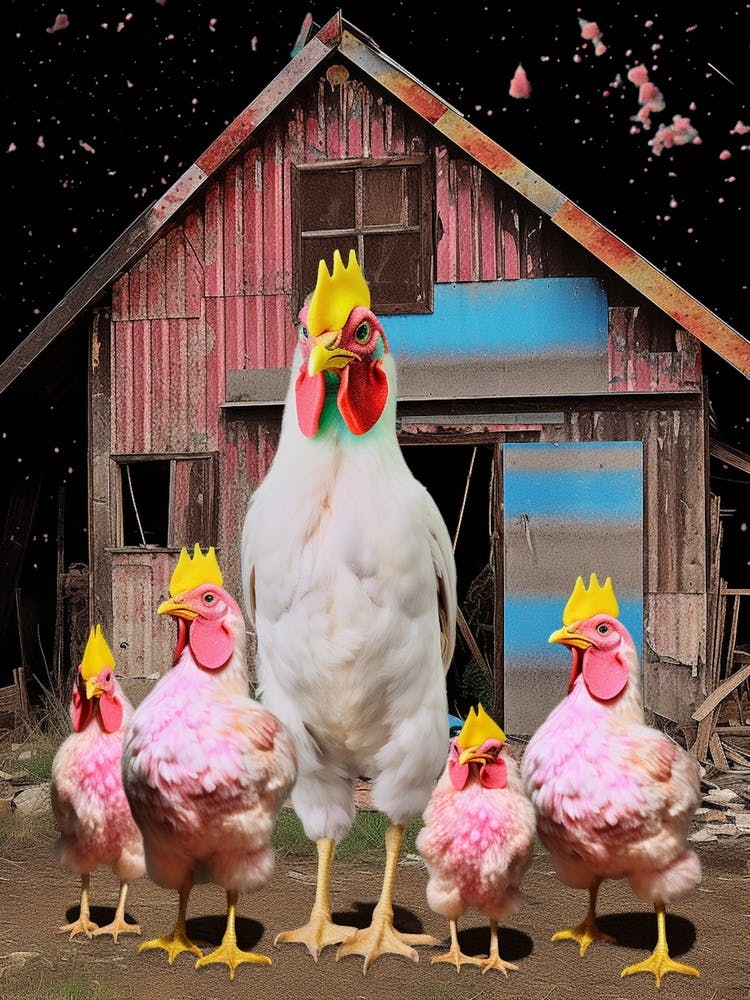 Chickens In Space Barn