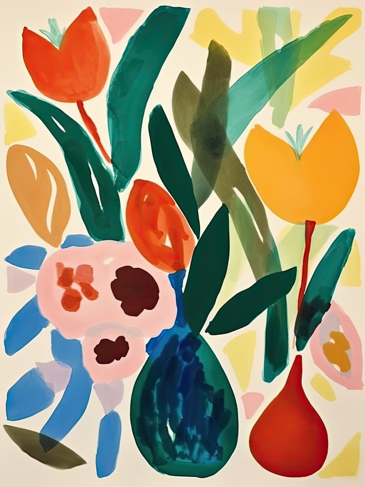 Tulips Flower Illustration 4