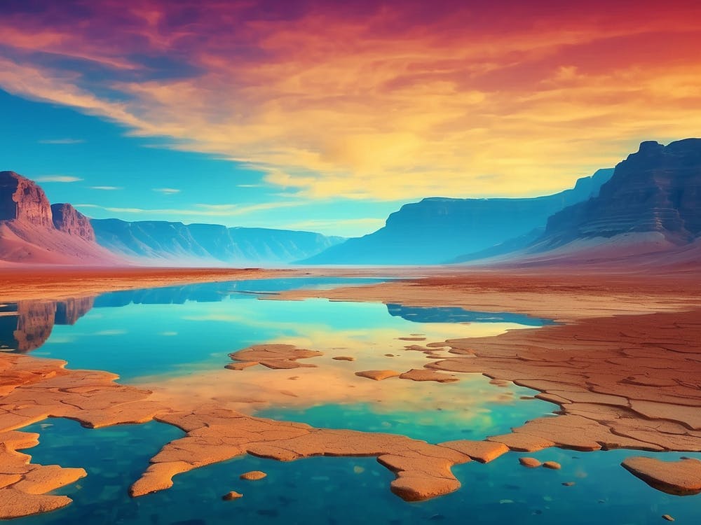 Sunset In The Desert 3