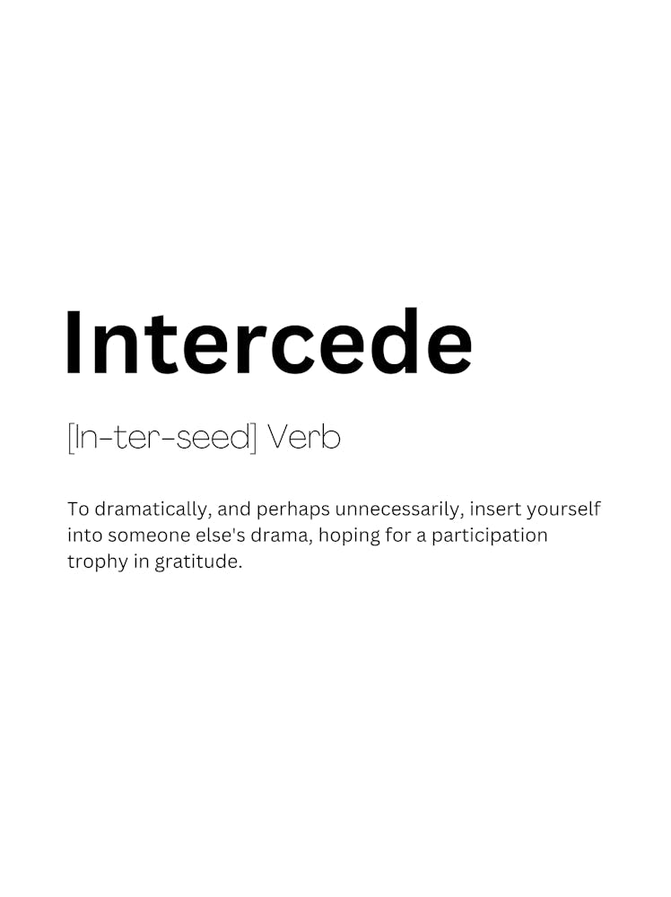 Intercede Definition Meaning 1