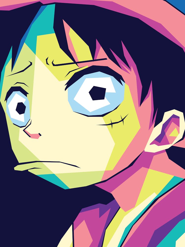 Luffy In Popart Wpap