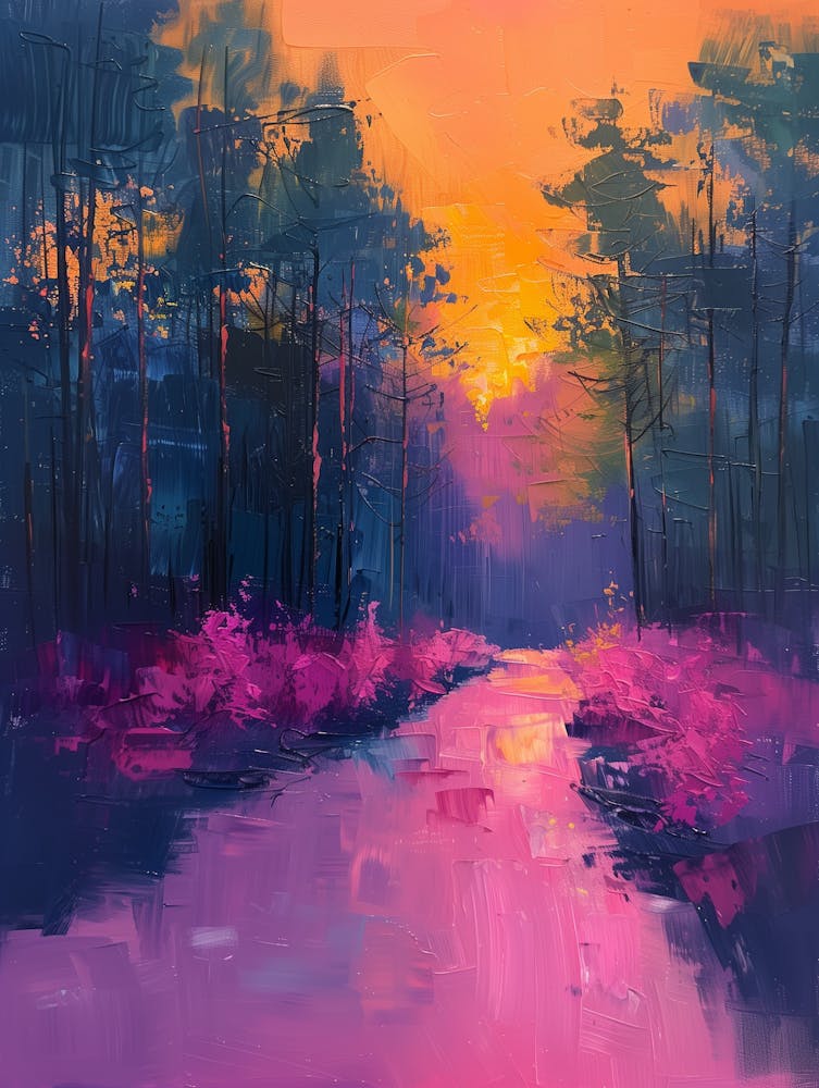 Sunset In The Woods 3