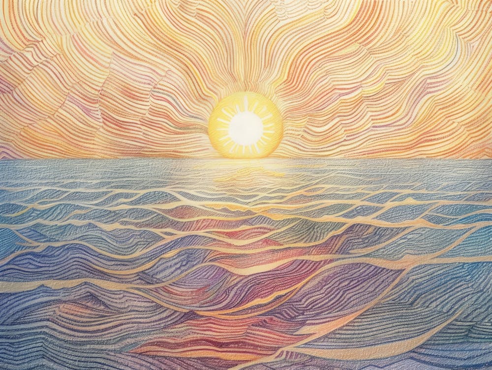 Sunrise Over The Ocean 8