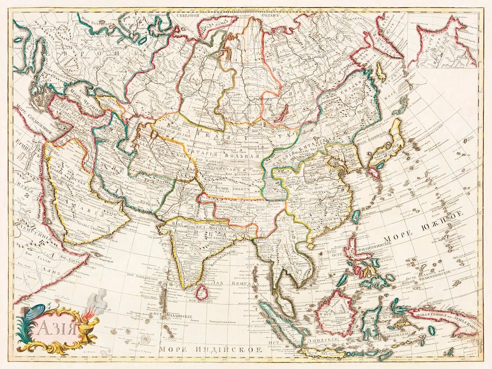Map Of Asia