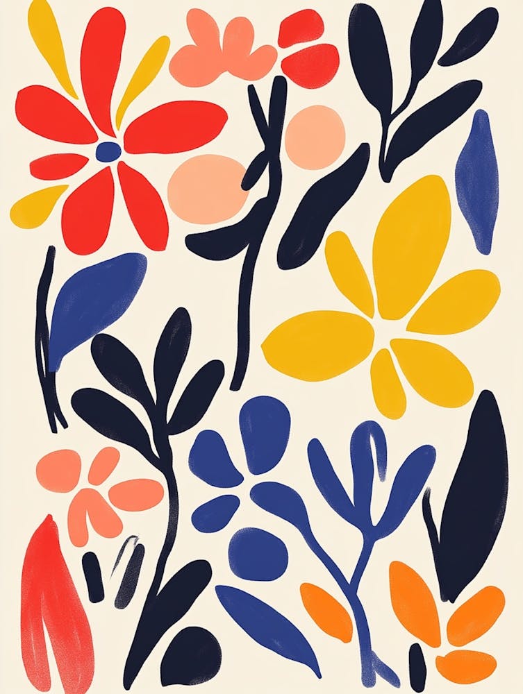 Abstract Floral Painting 1