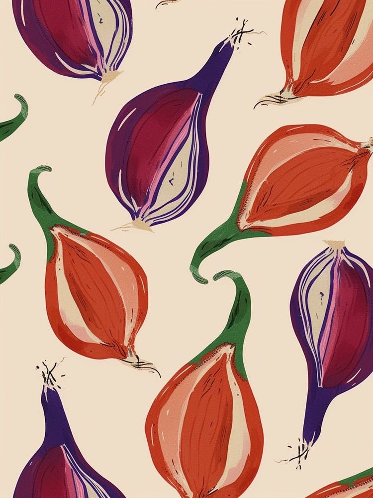 Onion Pattern Illustration 4