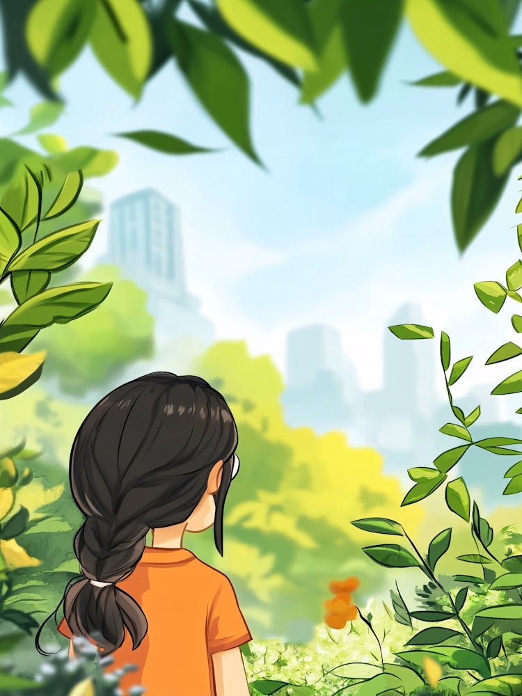 Girl In The Forest 2