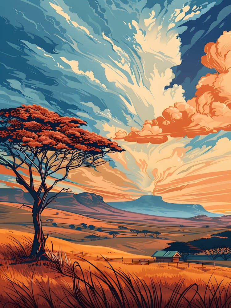 African Landscape Painting