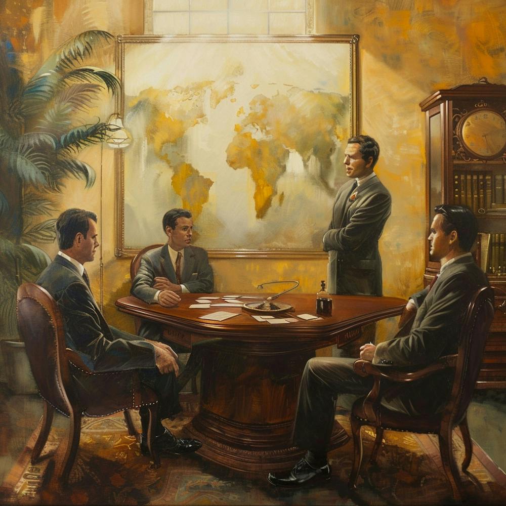 A Task Delegation Oil Painting Illustration 1718669622 1