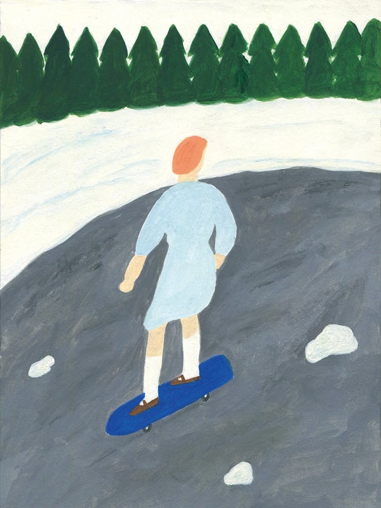 Run : skateboarder series - How much further do I need to go