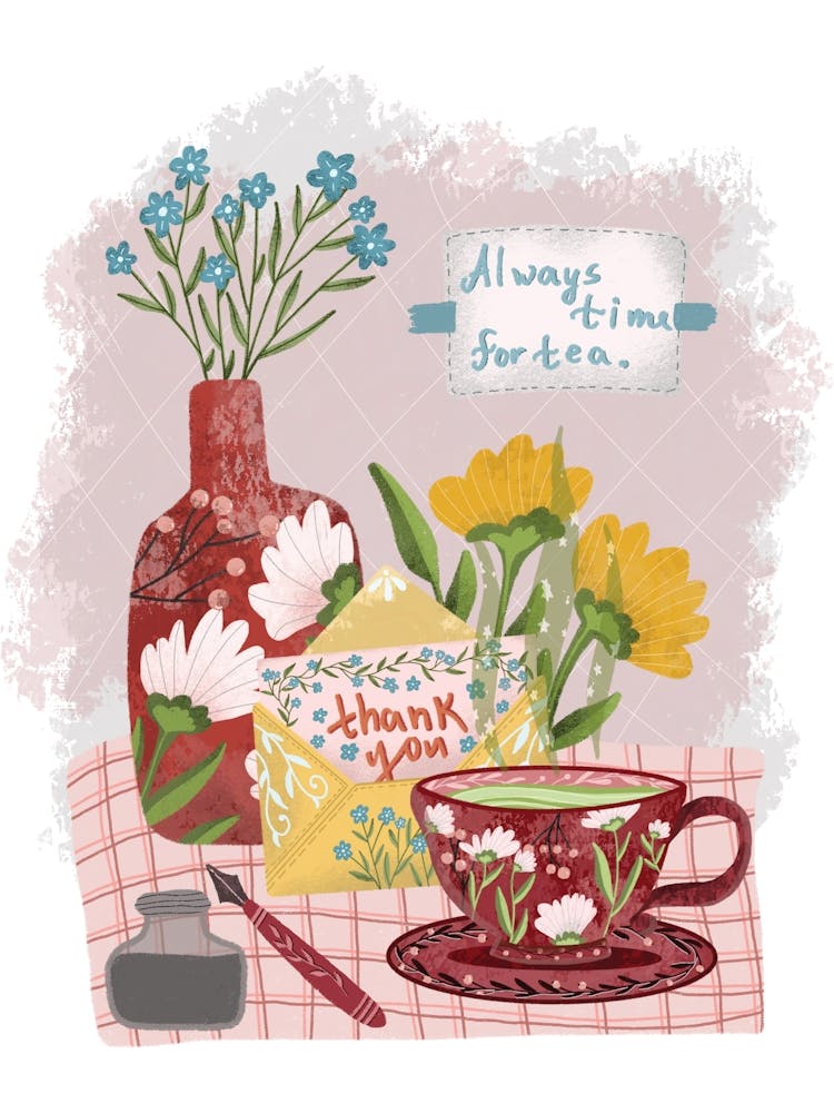 Always For Tea cozy artwork