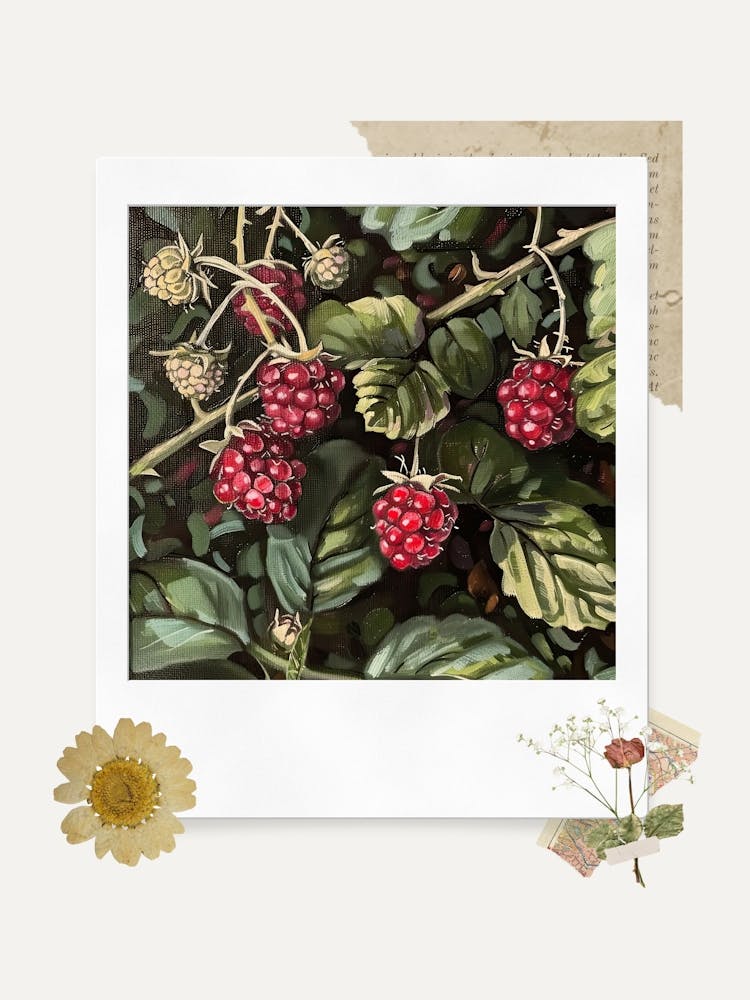 Peinture Fairycore Framboises Scrapbook 4