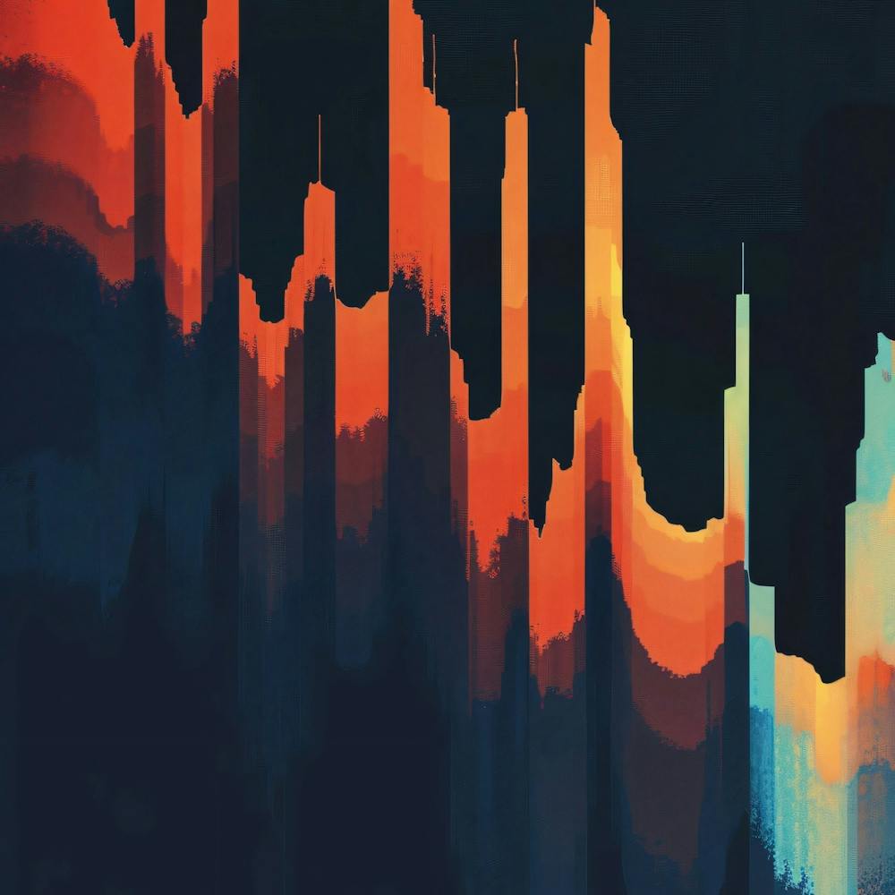 Abstract Futuristic City