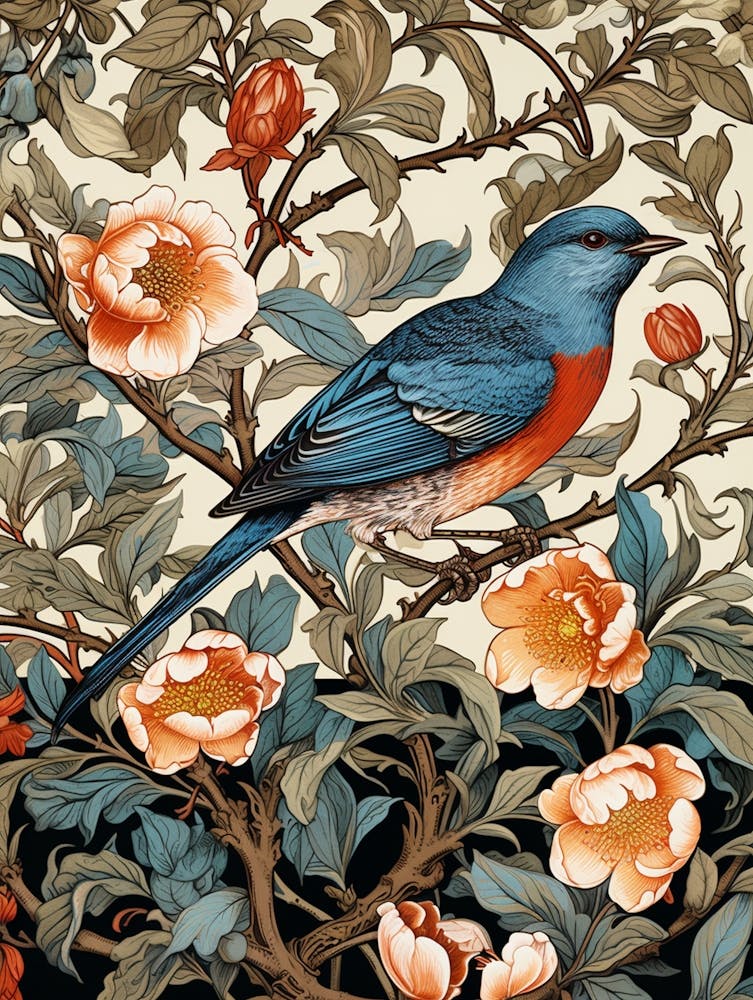 Bluebird On A Branch 7