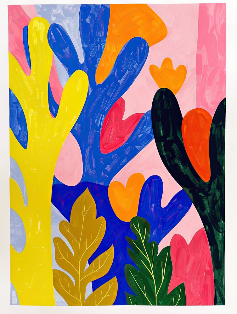 Dazzling Botanicals Matisse Style