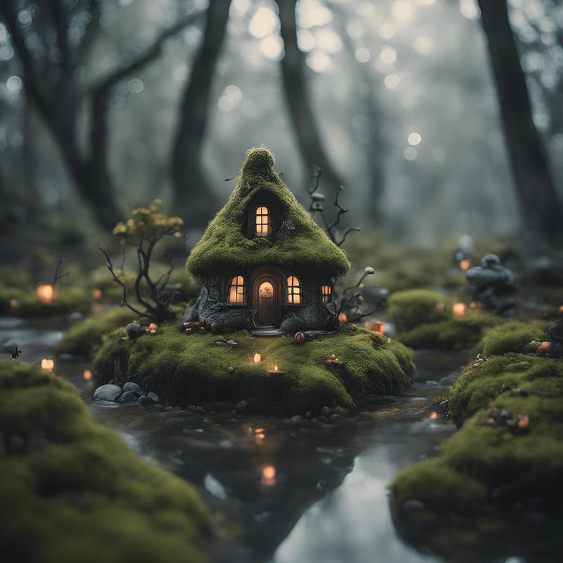 Maison de Fées Dans la Forêt