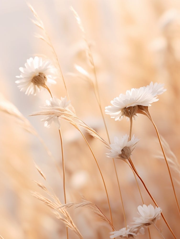 Boho Dried Flowers Daisy 2