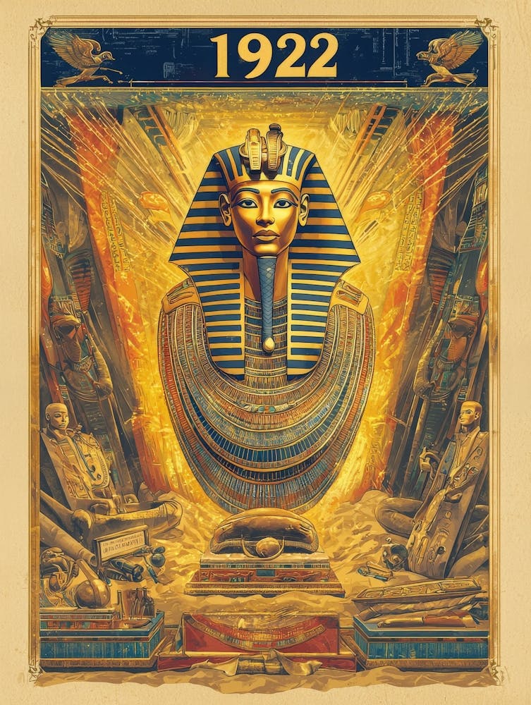 Aihrgdesign A Vintage Poster Celebrating The Discovery Of Tut 70379b48 98c1 4848 Bfe9 30006daa3b4e 1
