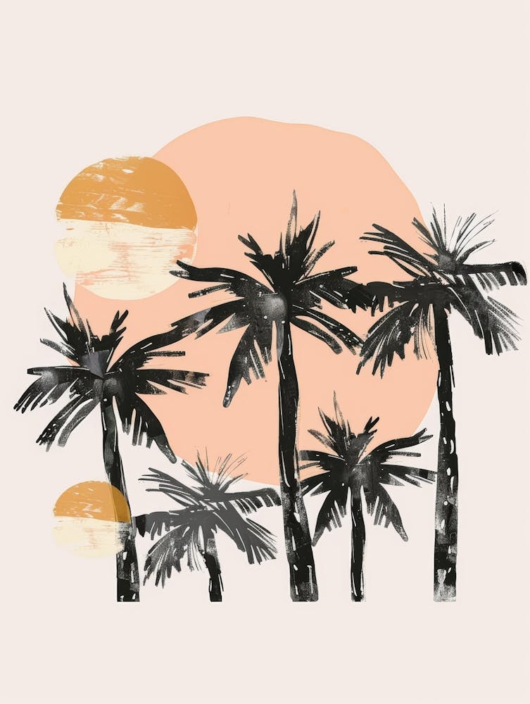 Palm Trees At Sunset 4
