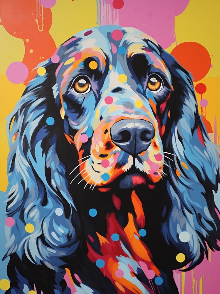 Cocker Spaniel Pop Art Inspired 1