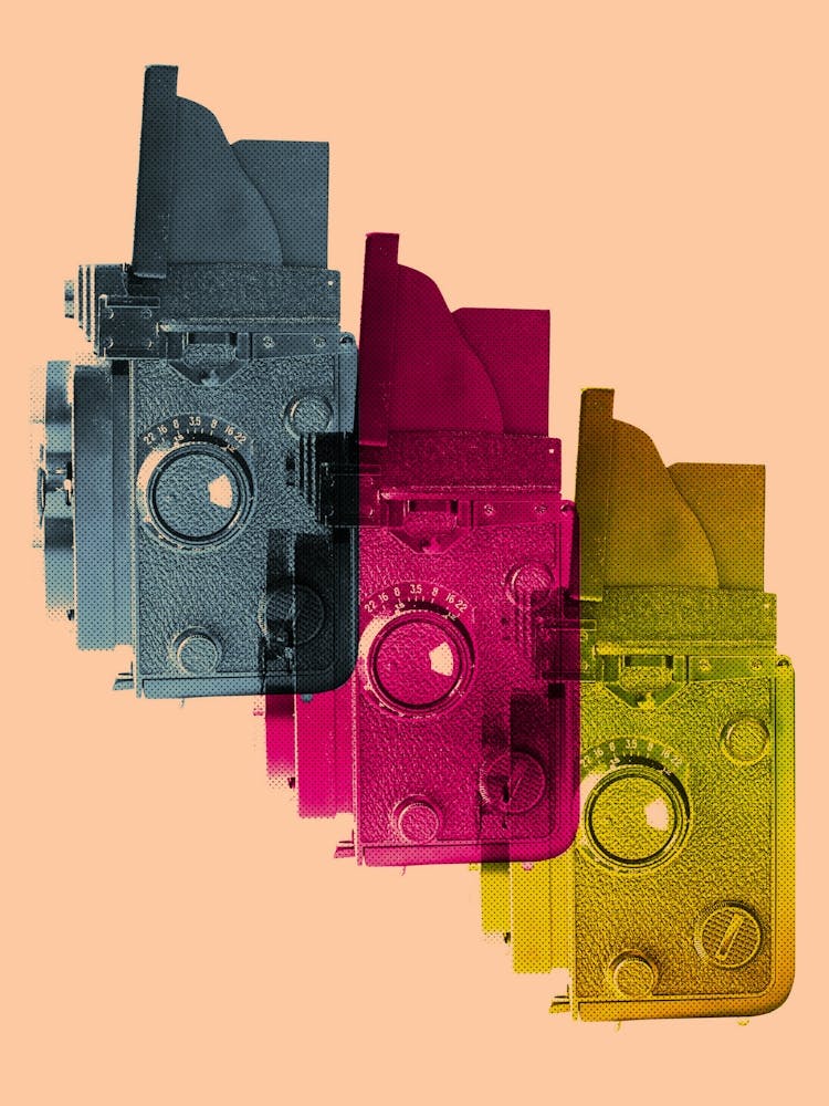 Tricolor Cameras Poster