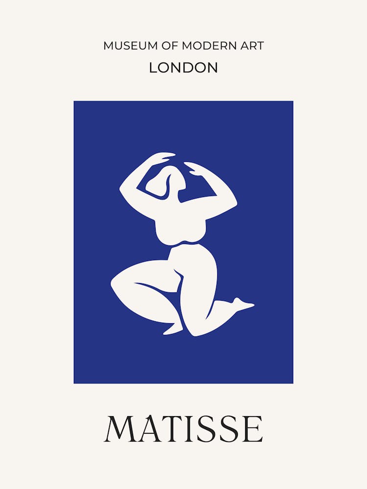Matisse Woman on Blue