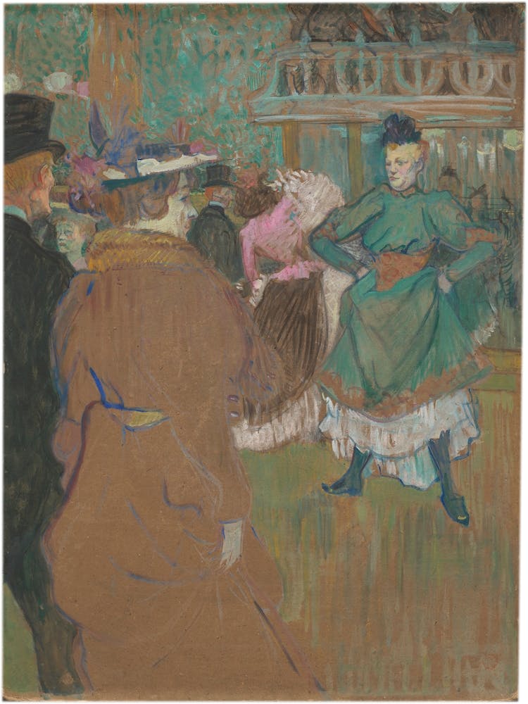 Quadrille At The Moulin Rouge (1892), Henri de Toulouse-Lautrec