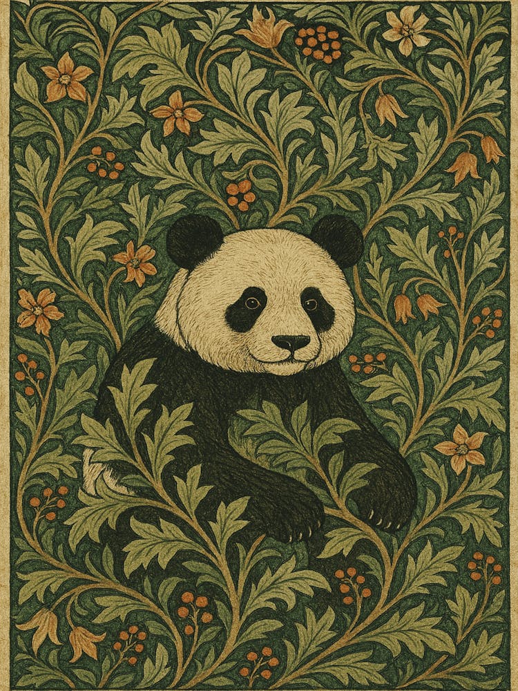 william morris Panda Bear