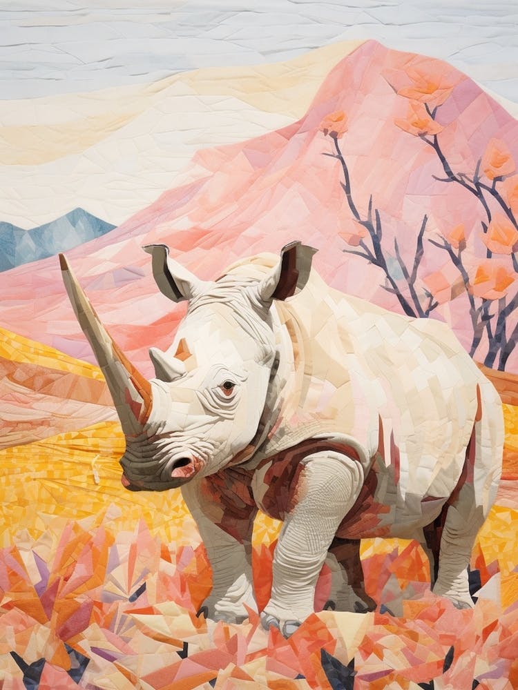 Pastel Rhino 2