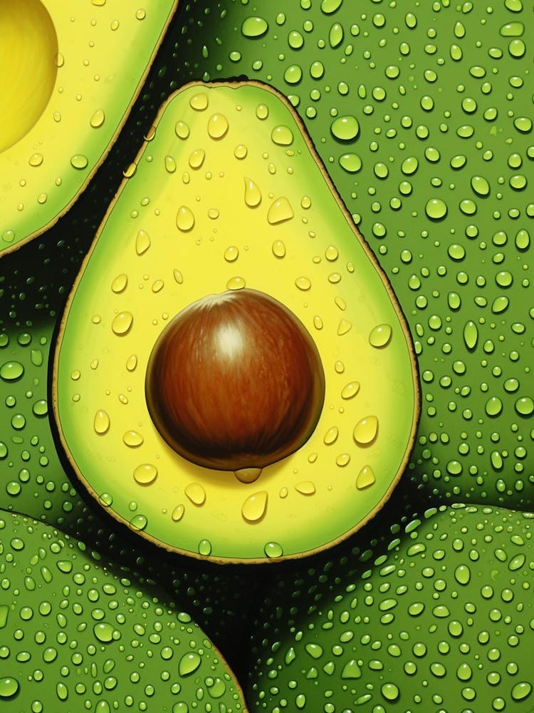 Avocado Pop Art Inspired 2