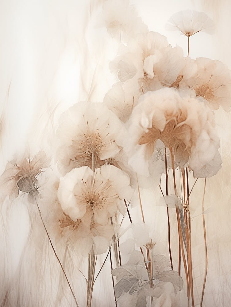 Boho Dried Flowers Hydrangea 1