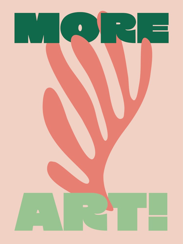 More Art Matisse - Pink and Greens