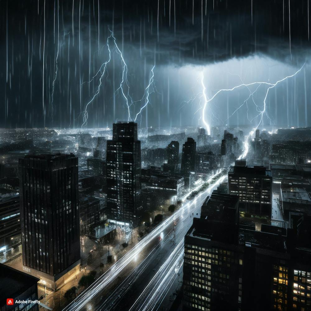 Lightning In The Dark City 2