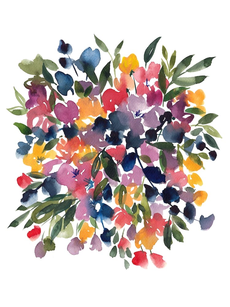 Abstract Flower Bouquet