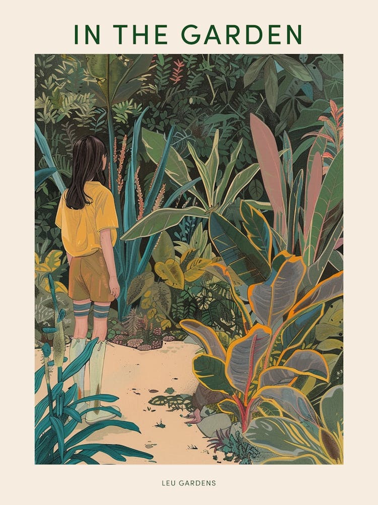 In The Garden Poster Leu Gardens Usa 2