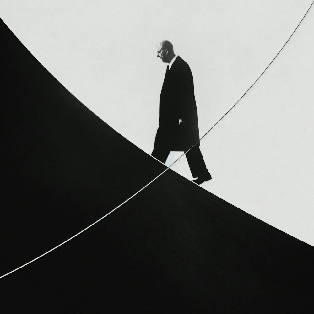 Man Walking Down The Street