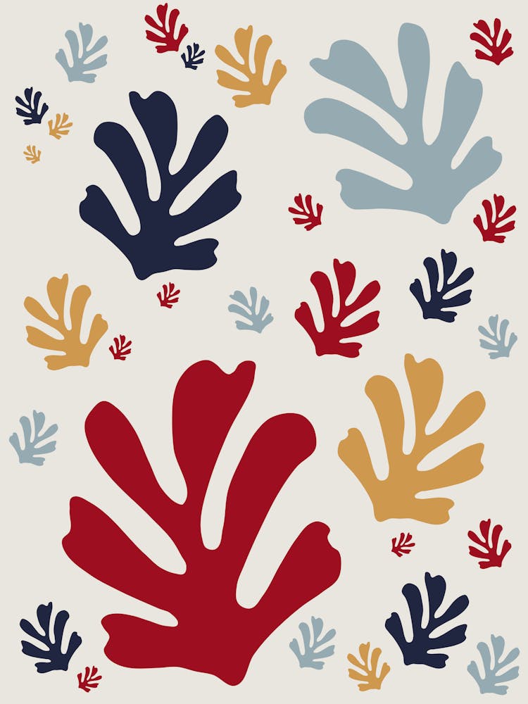 Abstract Leaves Cut Outs Christmas