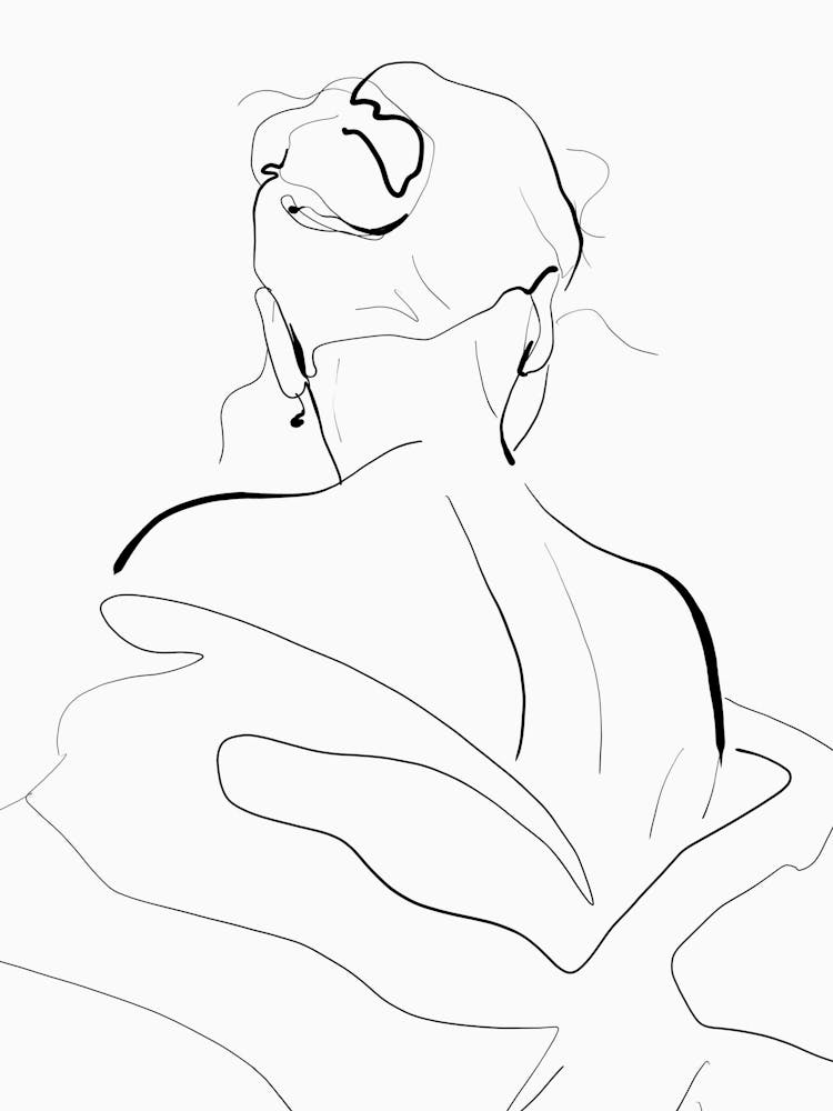 Woman Line Art