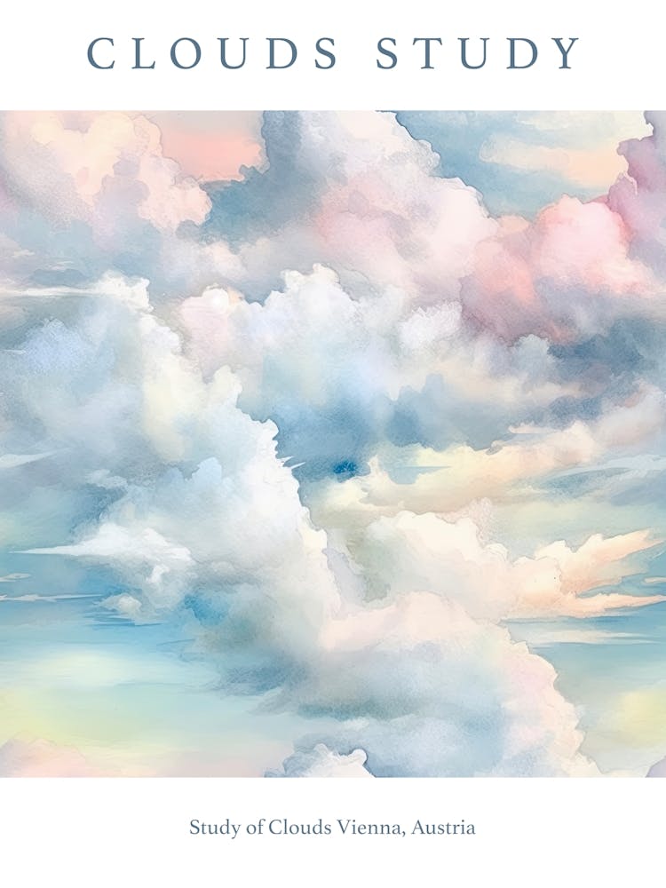 Study Of Clouds Vienna, Austria