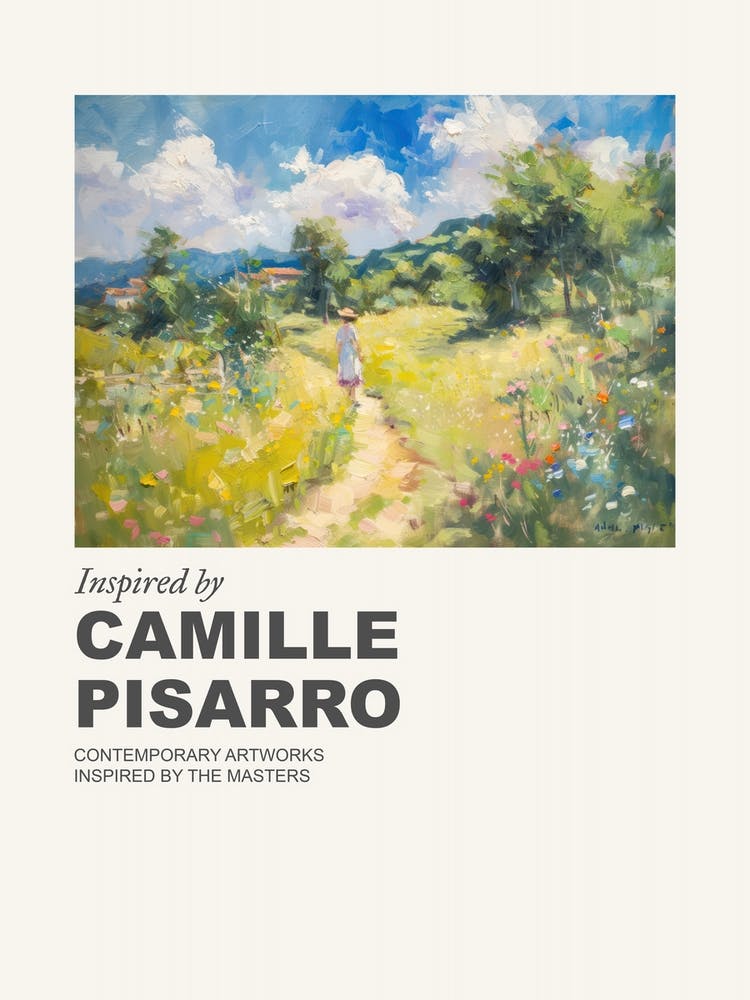 Museum Poster Inspired By Camille Pisarro 3