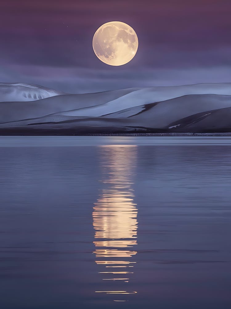 Full Moon Over Water 2