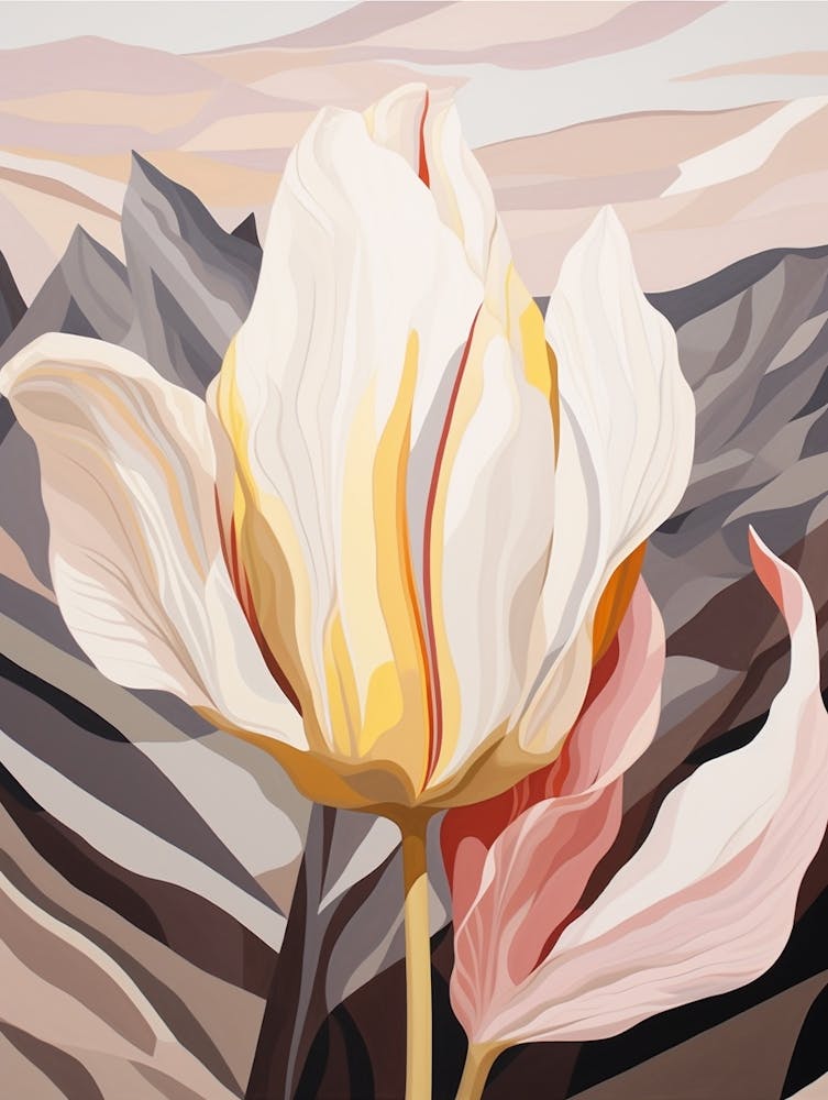 Tulip 2 Flower Painting