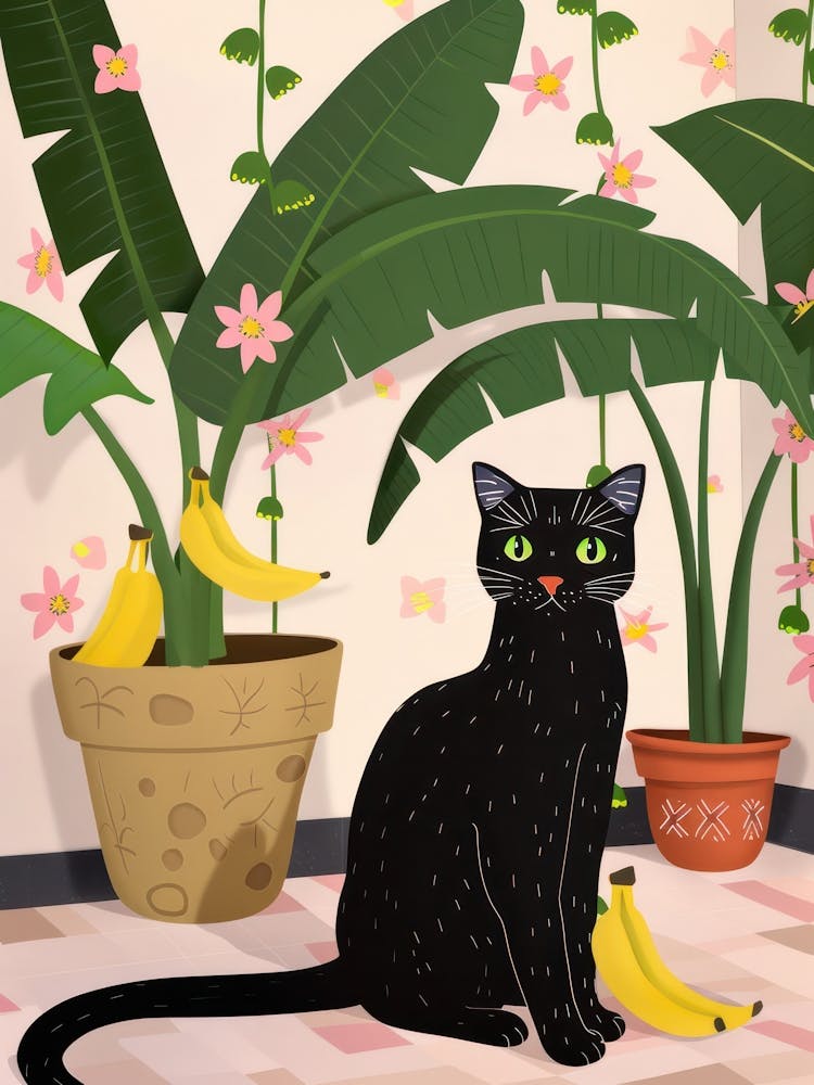 Cat And Bananas 2