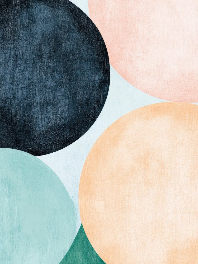 Abstract Circles Canvas Print 36