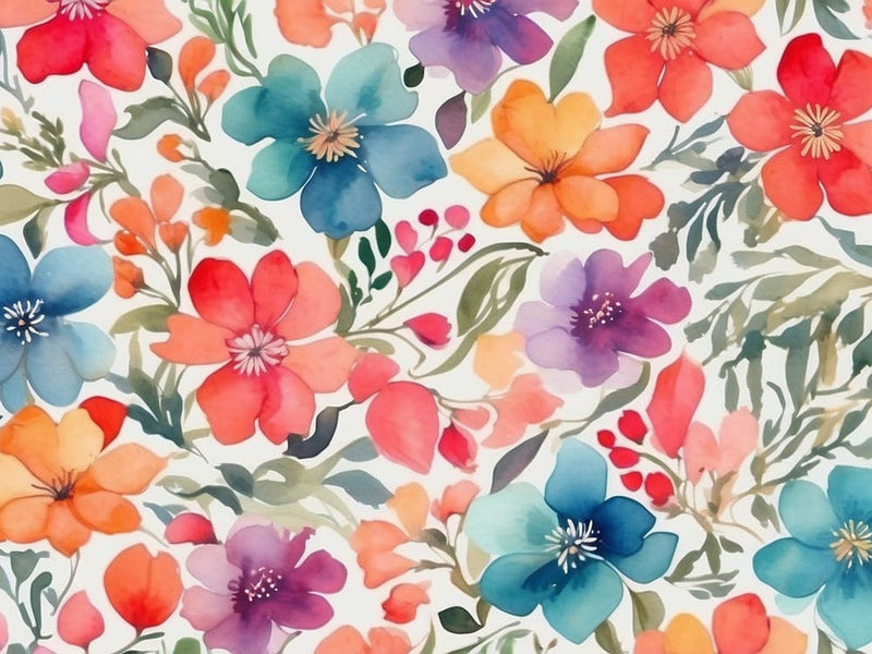 Watercolor Flowers 5