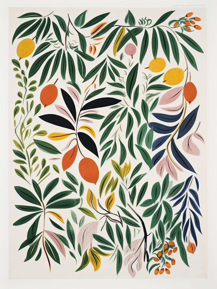 Orange Fruit Drawing 1