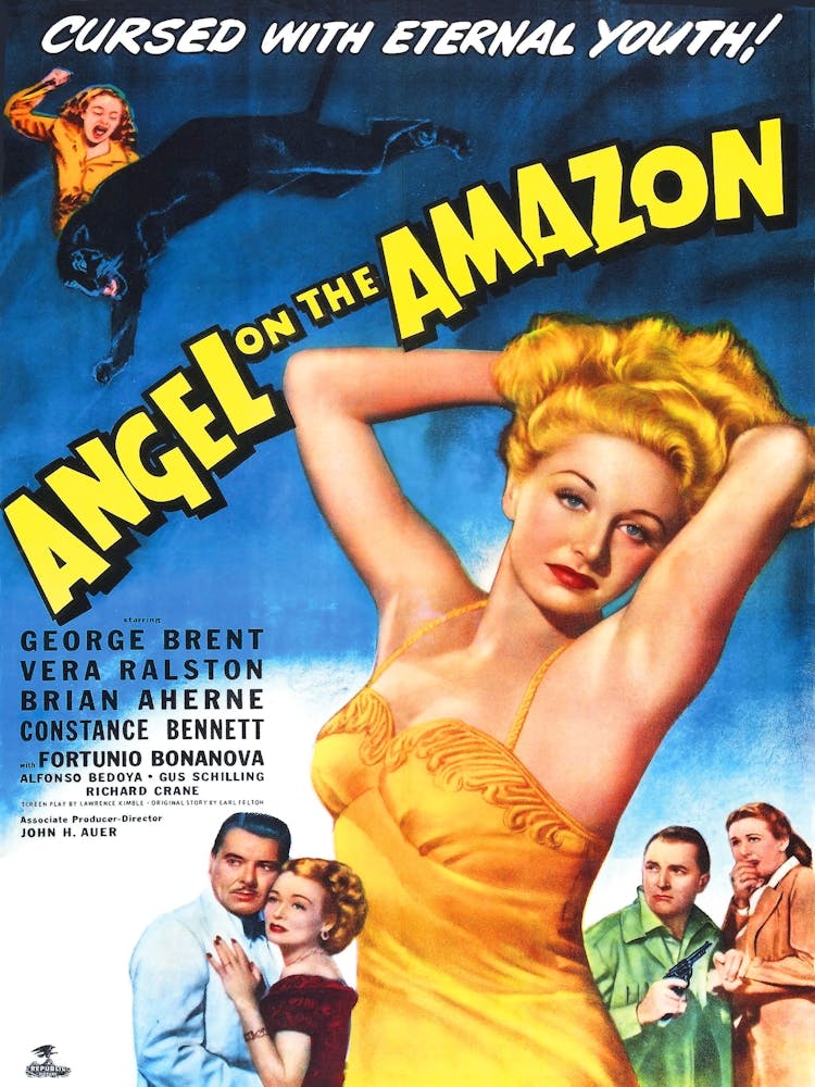 Angel Of The Amazon, Movie Poster