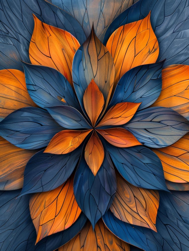 Abstract Flower Painting 8